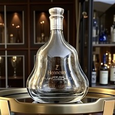 Hennessy Paradis Extra Rare Cognac Crystal Decanter Empty Bottle Collectible
