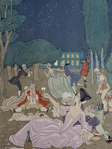 Georges barbier sur - sur, l'herbe