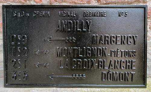 Ancienne plaque cocher - plaque, de
