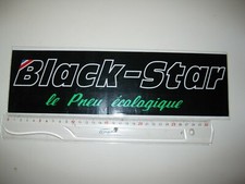 Autocollant. Automobile. Pneus BLACK STAR