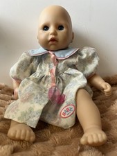 14" Baby AnnabelL Doll Zapf Creation, Working Baby Sounds 2008 & accessories