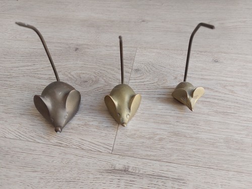 Lot souris laiton - laiton, vintage