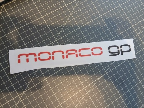 Autocollant monaco renault - monaco, gp