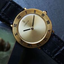 Corum Romulus Ref. 57104 18k Gold 34 mm Original Sticker Manual 1970s