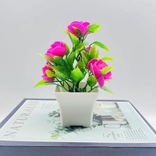 Roses en plastique fleurs