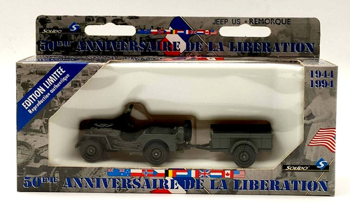 Jeep remorque 1 43 solido - +, 1/43
