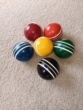 VTG Forster Skowhegan Croquet Balls (only) Vtg Croquet Balls--SKOWHEGAN Croquet
