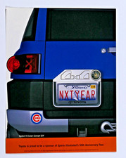 2004 Toyota FJ Cruiser Concept Vintage Chicago Cubs Next Year Original Print Ad