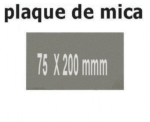 Plaque mica découper 75 - plaque,