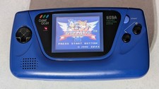 Blue Sega Game Gear Handheld Console - Recapped