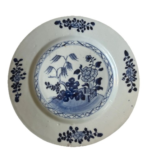 Assiette porcelaine bleue - assiette,