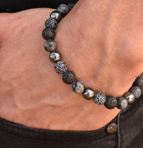 Bracelet labradorite pierre - labradorite,,