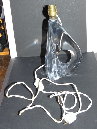 Lampe cristal daum france - lampe,