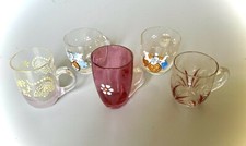 5 Verres Chopes à Liqueur en