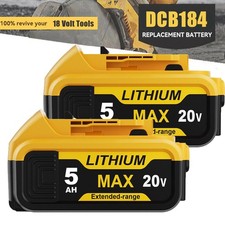 2Pcs 18V 5000 mAh Batterie