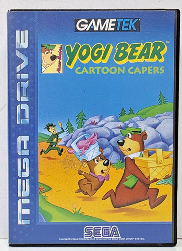 Yogi bear cartoon - capers, jeu