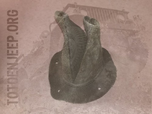 Cache levier cuir boite - cuir,
