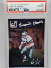 2016 Donruss Emmitt Smith Press Proof Gold #/50 SSP Cowboys HOF PSA Gem Mint ? 