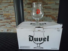 6 verre à bière  DUVEL 33 Cl en carton d'origine