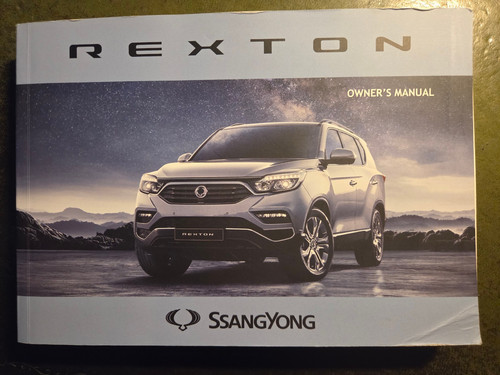 Ssangyong rexton owners - owners, manual