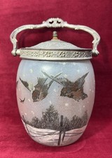 LEGRAS ENAMELLED JAR BARREL