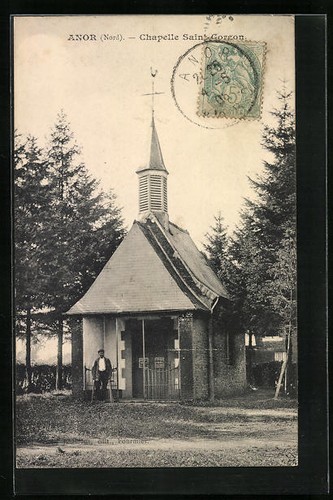 Cpa anor chapelle - cpa, anor,