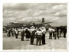 Sabena : Super DC-6 OO-AWA, liaison Belgique Congo - Photo 1955