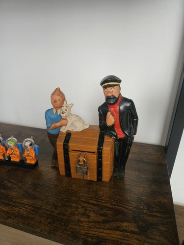 Rare vintage tintin snowy - vintage,