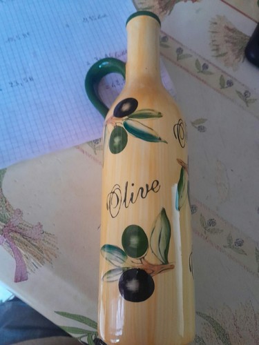 Bouteille huile olive - bouteille, d'huile