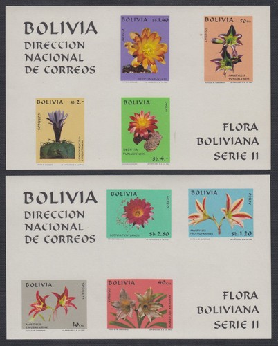 Bolivie 1971 flora - hb-24/25,