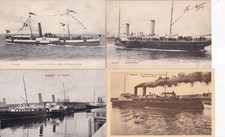 Lot de 4 cartes postales