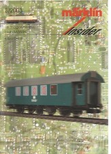 MARKLIN INSIDER 03-2003 - 3600 DES CFL / TUNNEL DE BASE DU GOTHARD / CATA TUNNEL