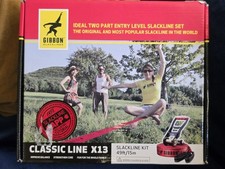 Gibbon Slackline Classic Line X13 49-Feet Slackline Set - New In Box