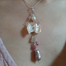 pendentif en perle baroque