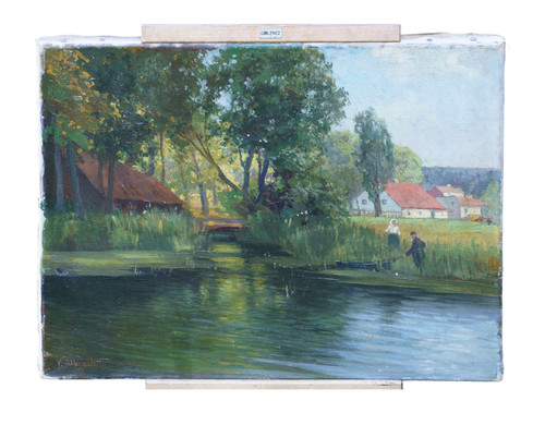 Huile sur toile - toile,,