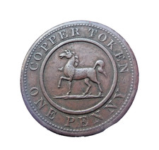 ROYAUME-UNI penny token 1812