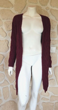 Veste maille bordeaux neuve