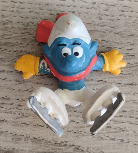 Figurine schtroumpf patins - figurine,