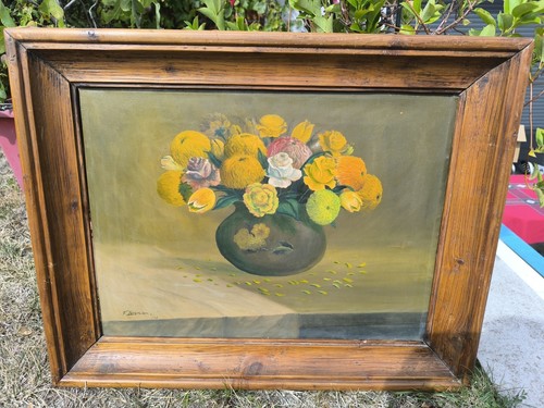 Tableau peinture huile sur