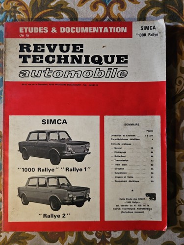 Revue technique automobile - technique,