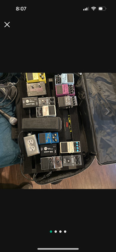 Pedal board with boss pedals - pedal,