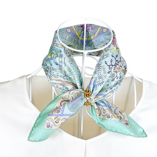 Foulard vintage soie hermes - foulard, en