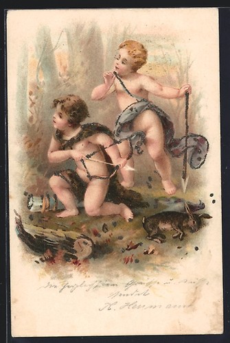 Amour avec flèche arc - avec, à