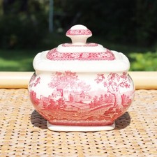 Antique Villeroy & Boch earthenware sugar bowl Rusticana model