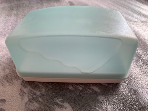 Beurrier bleu vert tupperware - beurrier, bleu/vert