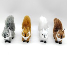 Pratique Neuf Simulation ??cureuil Plastique 12*3*8cm D??coration Artificielle