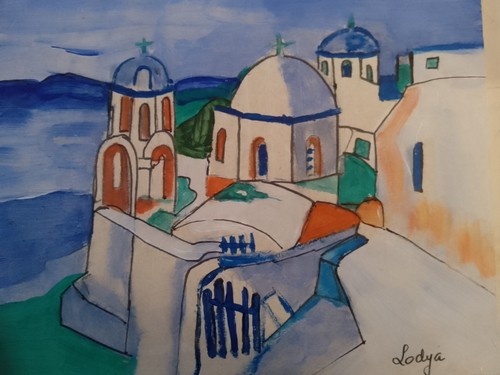 Signé lodya peinture - »,