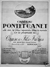 PUBLICITÉ CRUSE & FILS