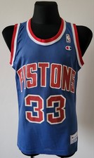 Maillot NBA Detroit Pistons Authentic Champion #33 Grant Hill taille Medium