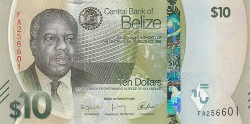 Belize dollars philip - belize,